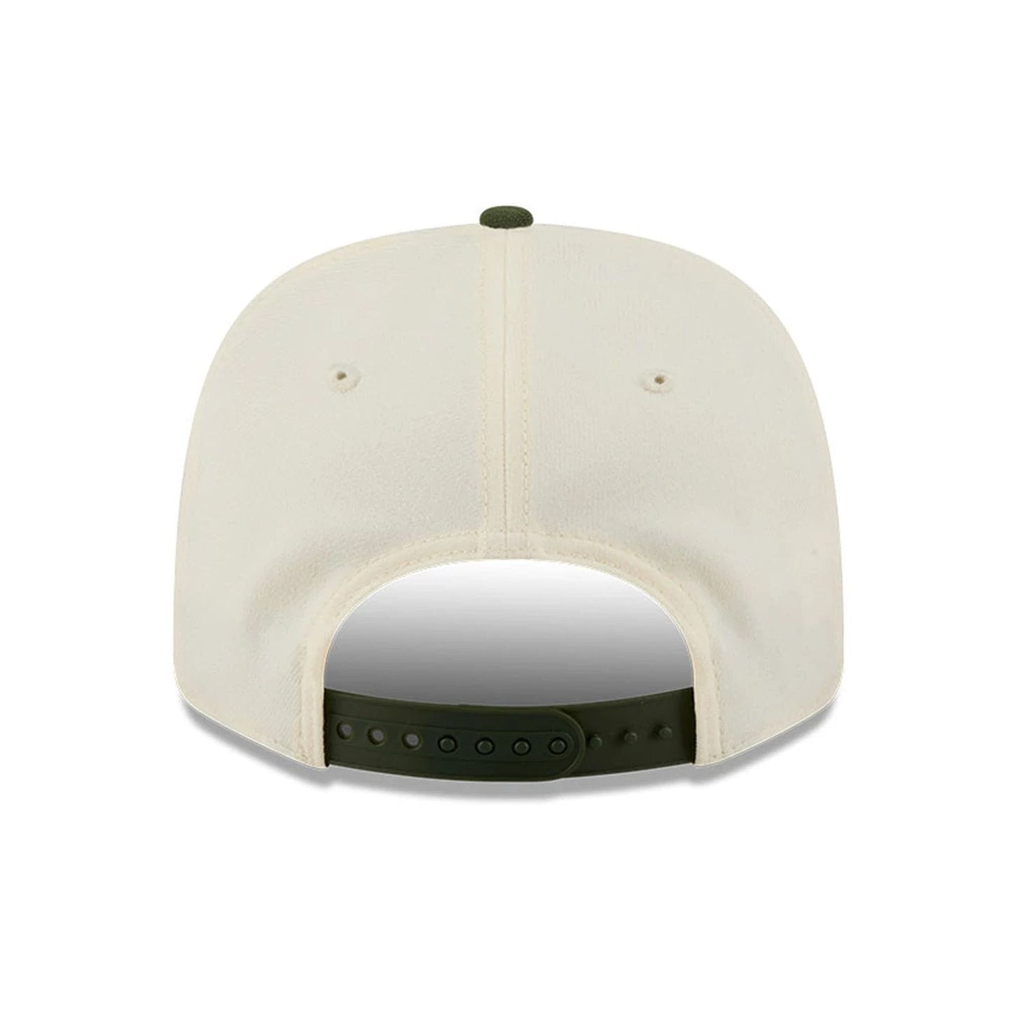 Pictured is this MLB Rifle Green New York Yankees 9SEVENTY Stretch Snap cap in white. 7