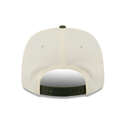 Pictured is this MLB Rifle Green New York Yankees 9SEVENTY Stretch Snap cap in white. 7