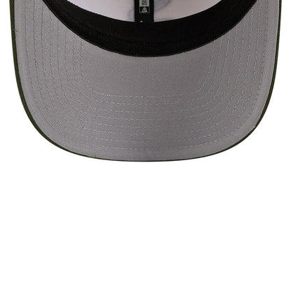 Pictured is this MLB Rifle Green Chicago White Sox 9SEVENTY Stretch Snap cap in white. 2