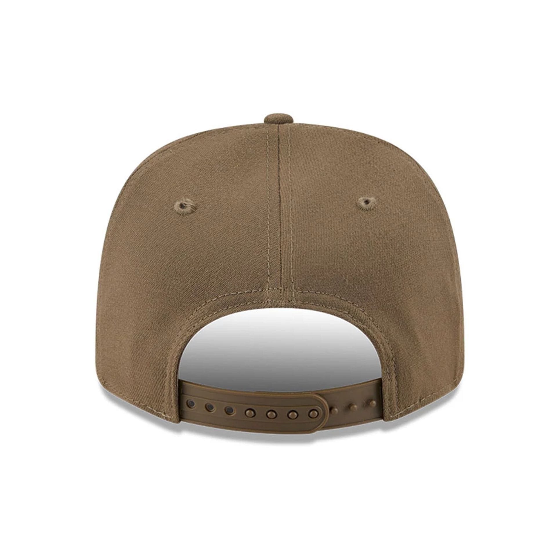 Pictured is this MLB New York Yankees 9SEVENTY Stretch Snap cap in brown. 6