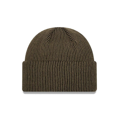 Pictured is this MLB Rib New York Yankees Cuff Knit Beanie hat in Dark Green. 2