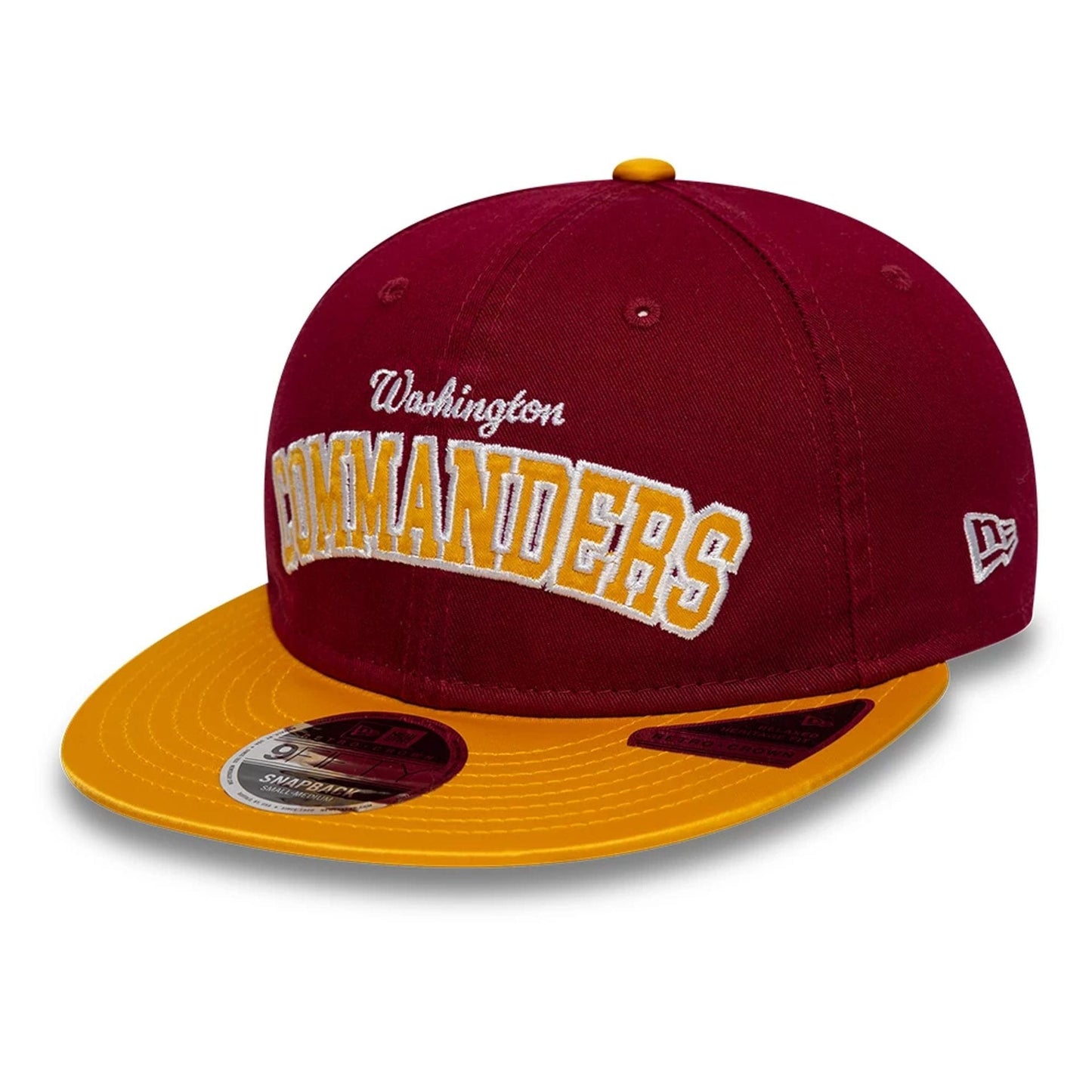 This is a Washington Commanders NFL Historic Dark Red Retro Crown 9FIFTY Adjustable Cap 3