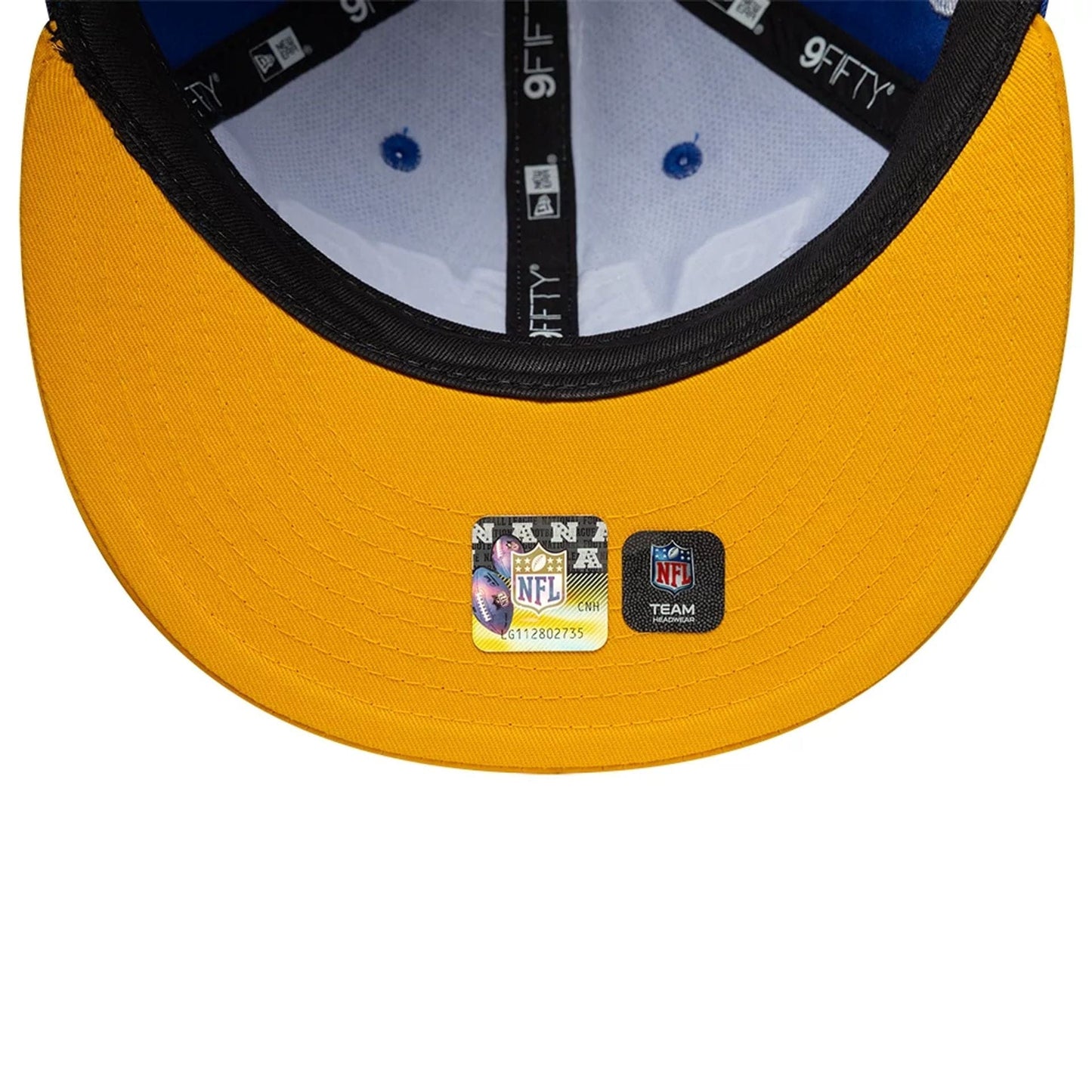 This is a LA Rams NFL Historic Blue Retro Crown 9FIFTY Adjustable Cap 6