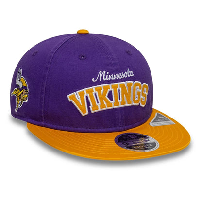 This is a Minnesota Vikings NFL Historic Purple Retro Crown 9FIFTY Adjustable Cap 1