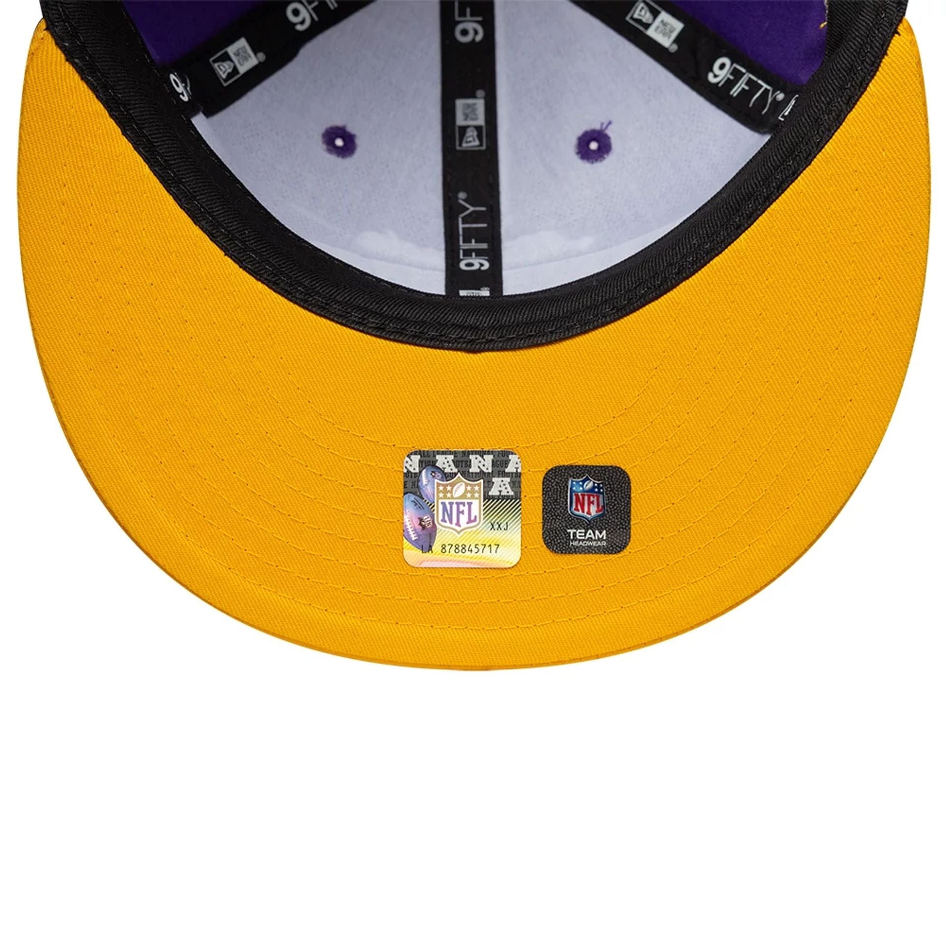 This is a Minnesota Vikings NFL Historic Purple Retro Crown 9FIFTY Adjustable Cap 6