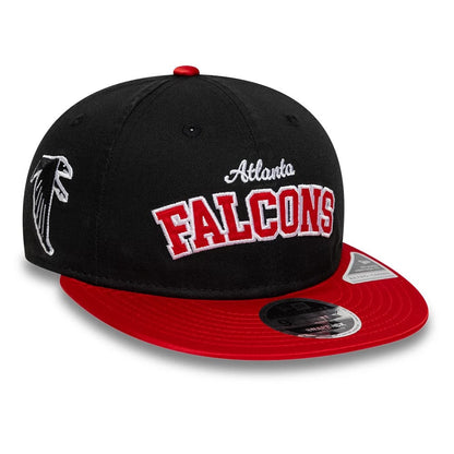 This is a Atlanta Falcons NFL Historic Black Retro Crown 9FIFTY Adjustable Cap 1