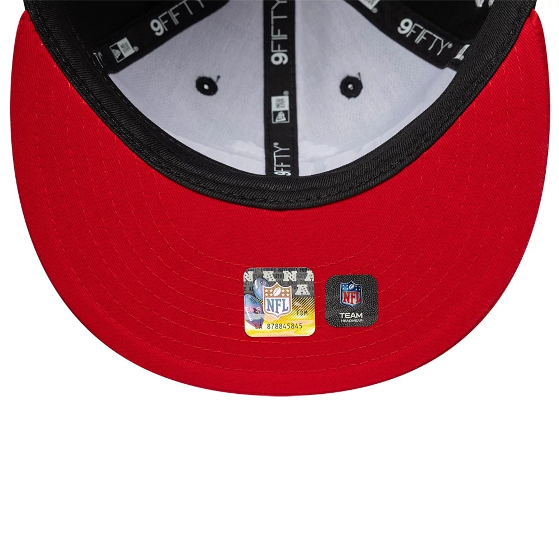 This is a Atlanta Falcons NFL Historic Black Retro Crown 9FIFTY Adjustable Cap 6