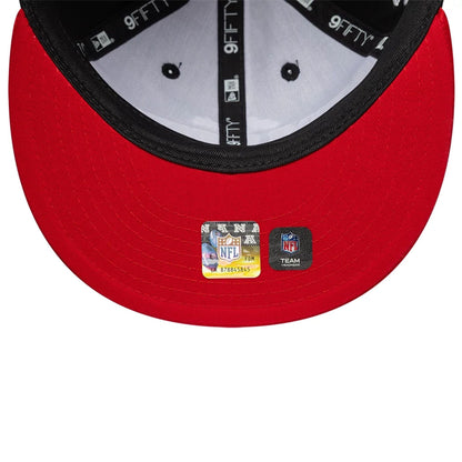 This is a Atlanta Falcons NFL Historic Black Retro Crown 9FIFTY Adjustable Cap 6