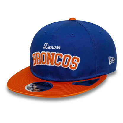 This is a Denver Broncos NFL Historic Blue Retro Crown 9FIFTY Adjustable Cap 3