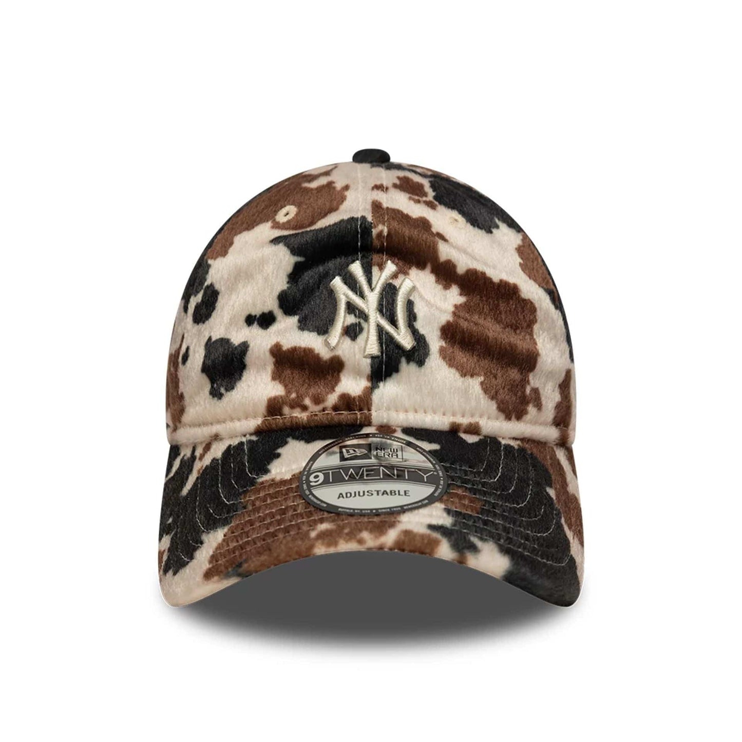 This is a New York Yankees Animal Print Beige 9TWENTY Adjustable Cap 3