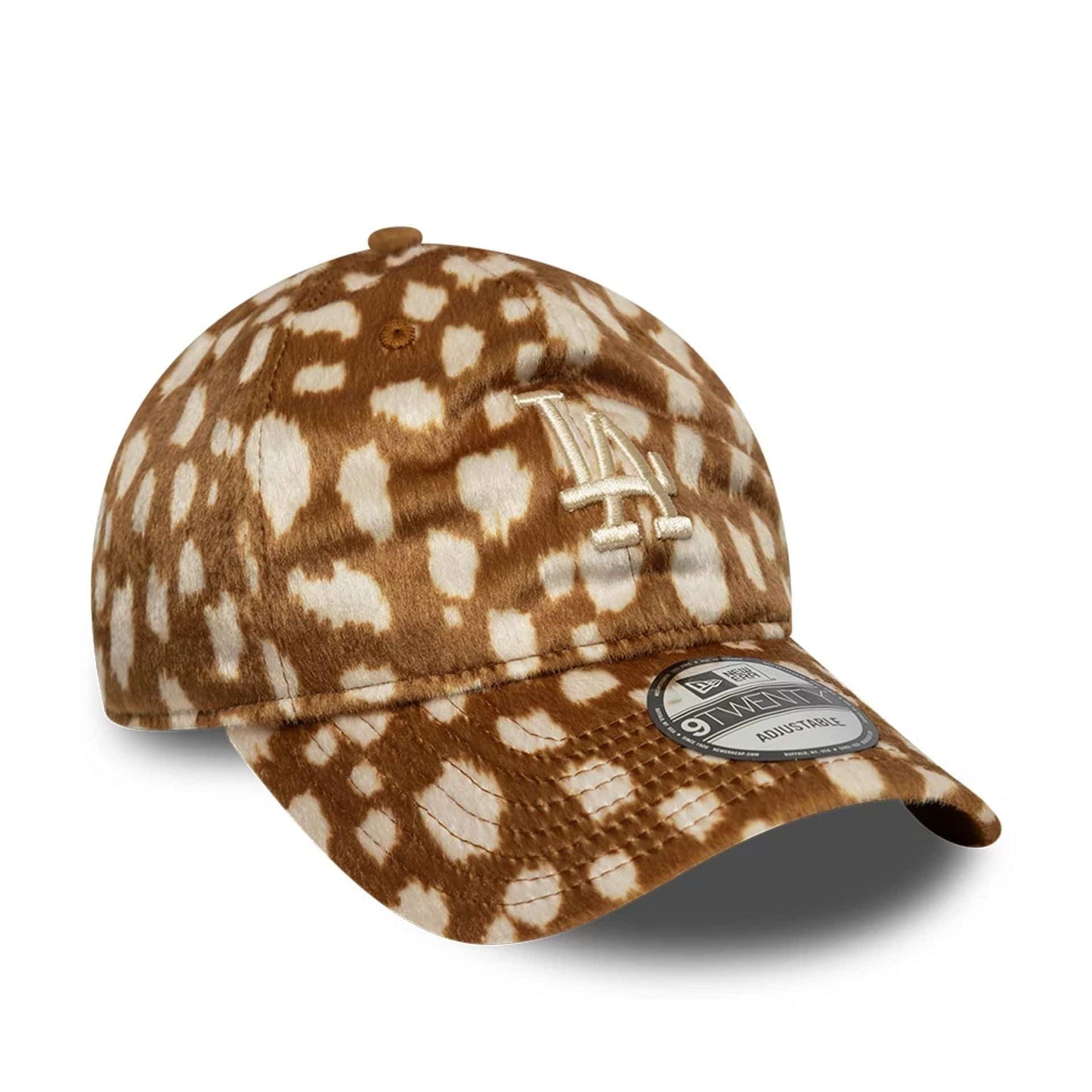 This is a LA Dodgers Animal Print Dark Beige 9TWENTY Adjustable Cap 3