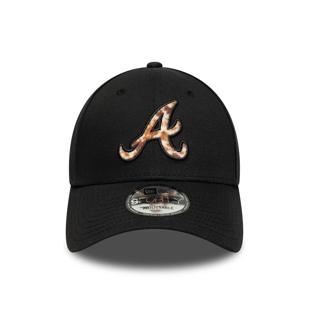 Animal Print Atlanta Braves Black 9FORTY Cap | NEC EU