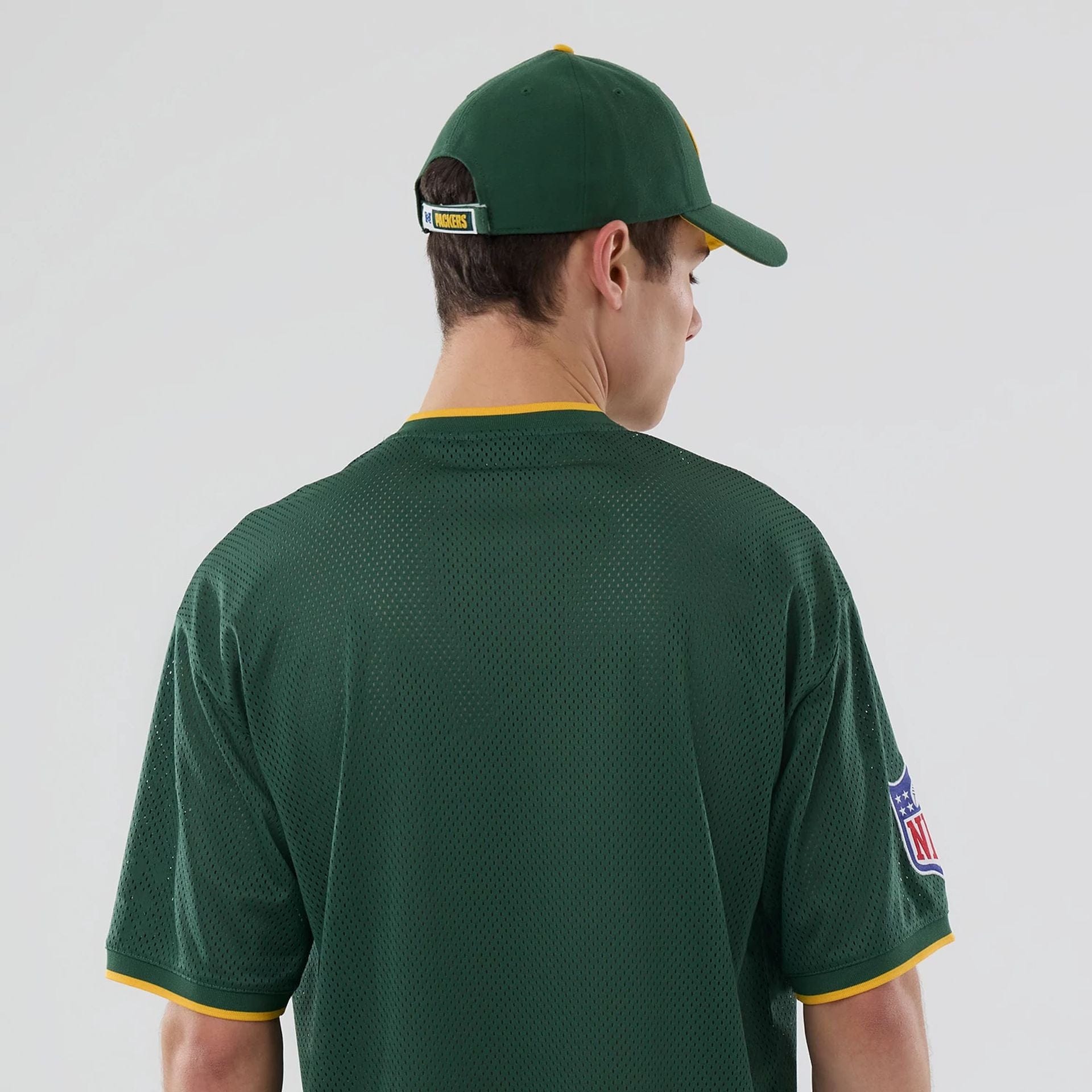 NFL Mesh Green Bay Packers Dark Green Oversized T-Shirt | NEC EU