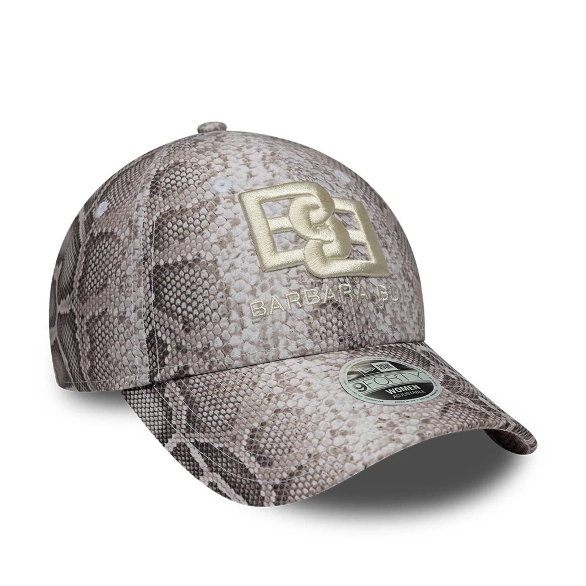 Pictured is this Womens New Era X Barbara Bui Python 9FORTY cap in python all over print. 3