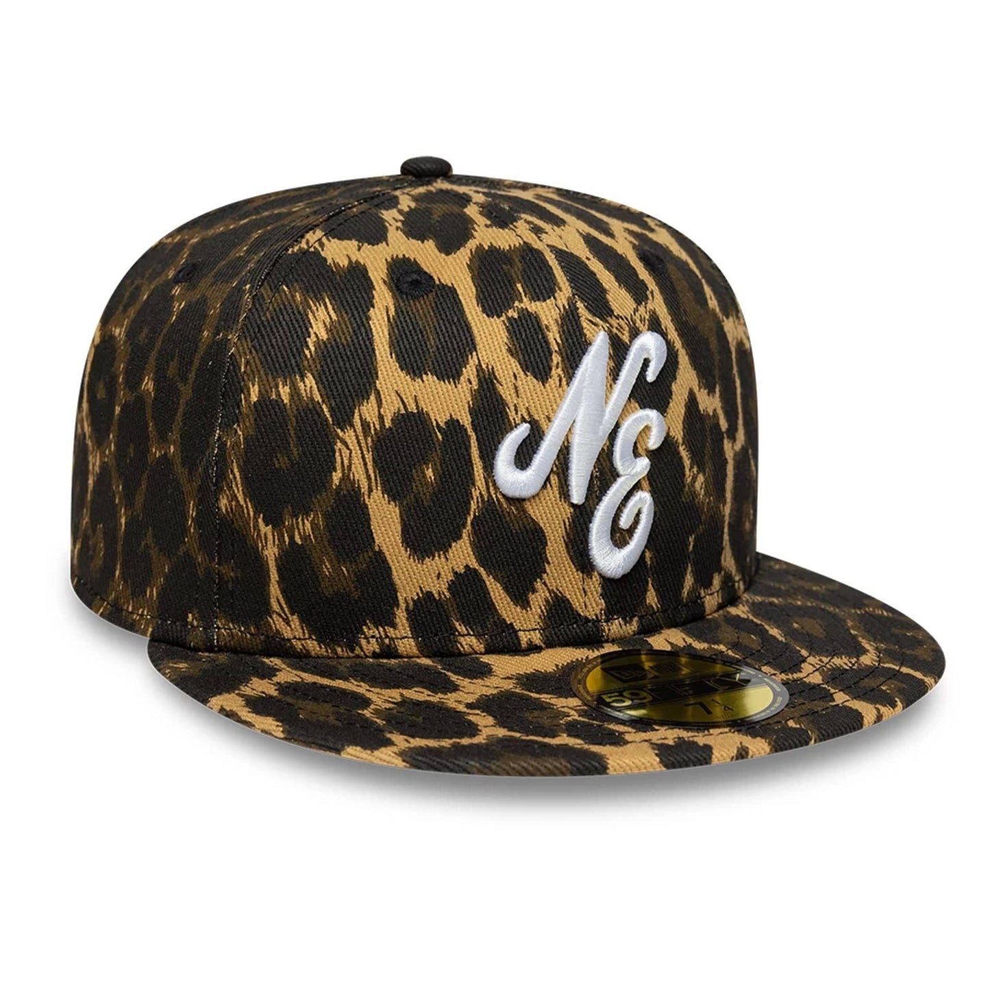 Pictured is this New Era Leopard 59FIFTY Fitted cap in black. 4