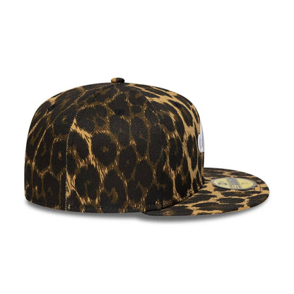 Pictured is this New Era Leopard 59FIFTY Fitted cap in black. 7