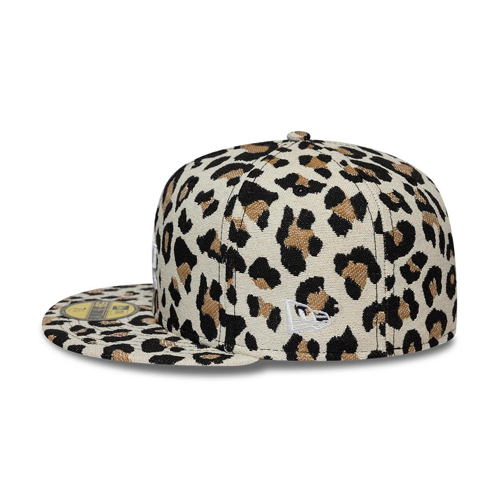 Pictured is this MLB Leopard LA Dodgers 59FIFTY Fitted cap in black. 6