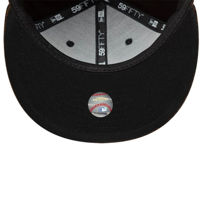 Pictured is this MLB Leopard Atlanta Braves 59FIFTY Fitted cap in black. 2