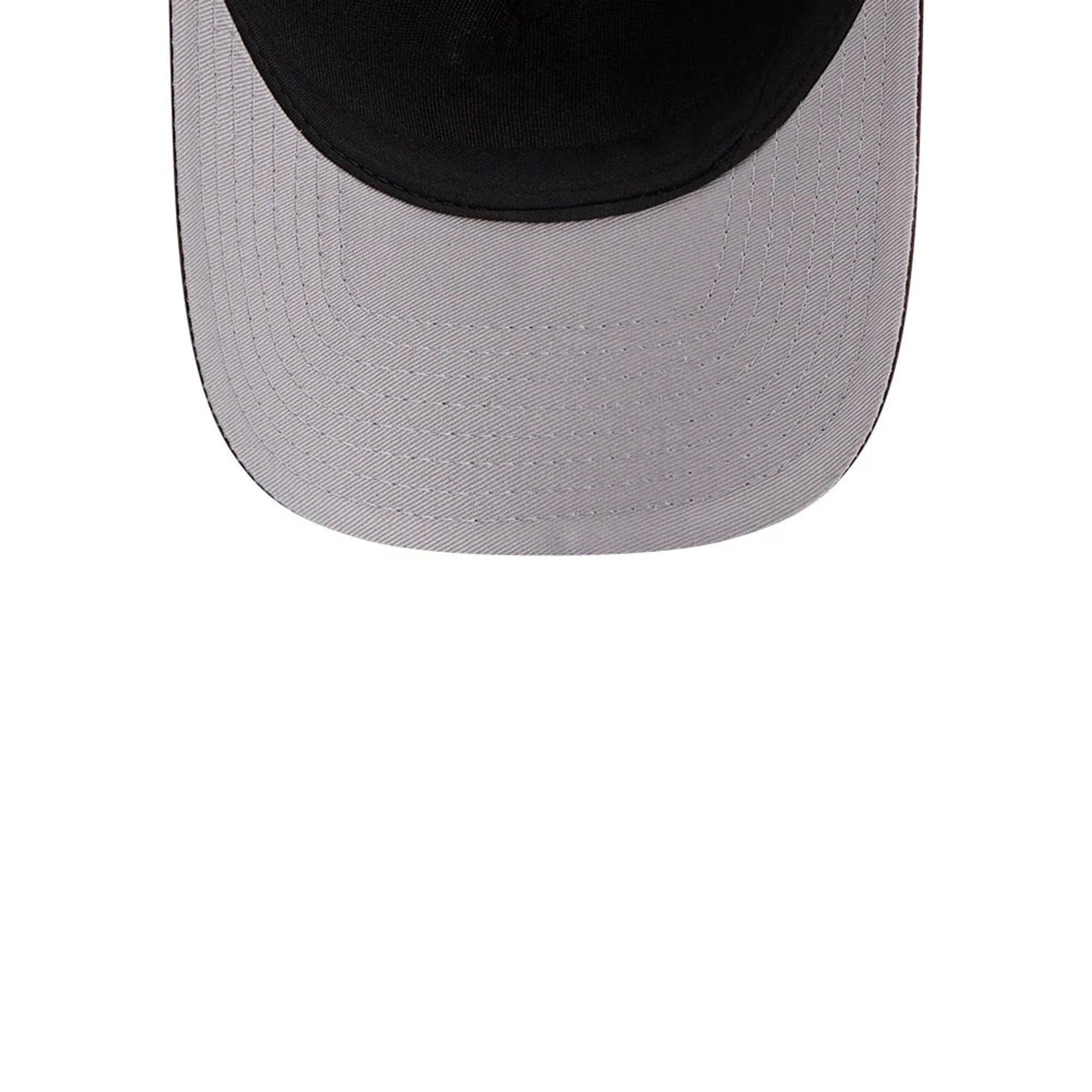 Pictured is this MLB Script San Diego Padres 9FORTY M-Crown A-Frame Adjustable cap in dark brown. 2