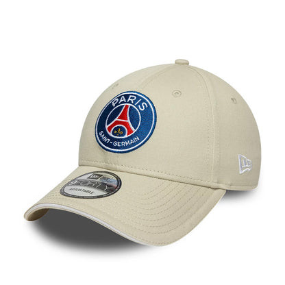 Pictured is this Core Paris Saint-Germain 9FORTY cap in light beige. 1