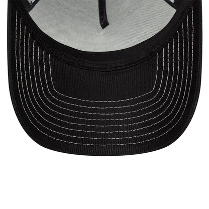 Pictured is this Pop Stitch Paris Saint Germain 9FORTY E-Frame Trucker cap in black. 5
