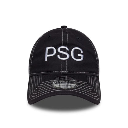 Pictured is this Pop Stitch Paris Saint Germain 9TWENTY cap in navy. 2
