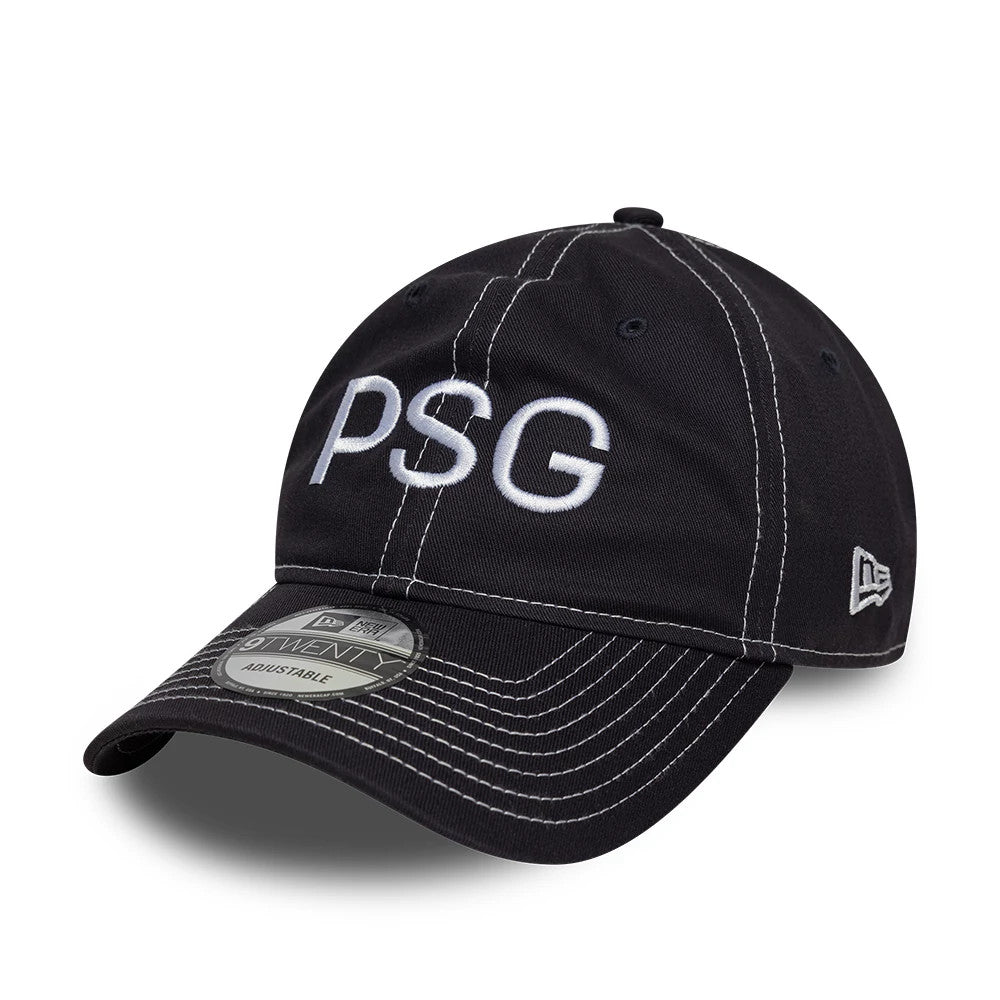 Pictured is this Pop Stitch Paris Saint-Germain 9TWENTY cap in navy. 1