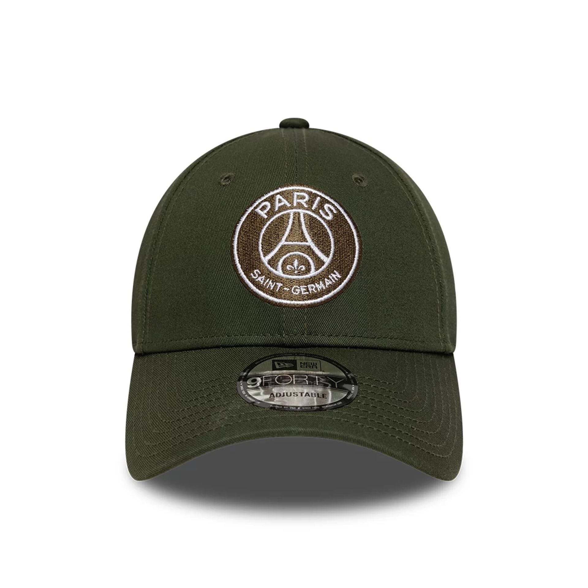 Pictured is this Paris Saint Germain 9FORTY cap in dark green. 2