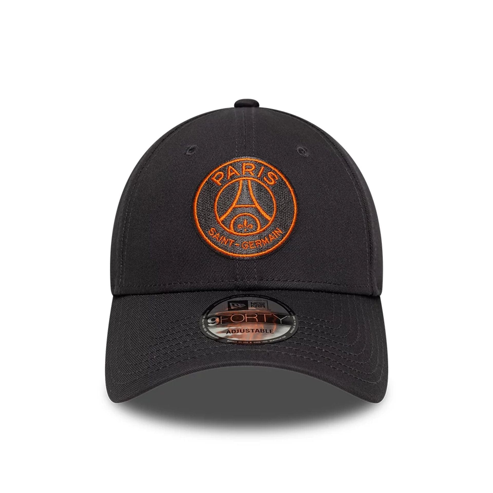 Pictured is this Pop Paris Saint Germain 9FORTY cap in dark grey. 2