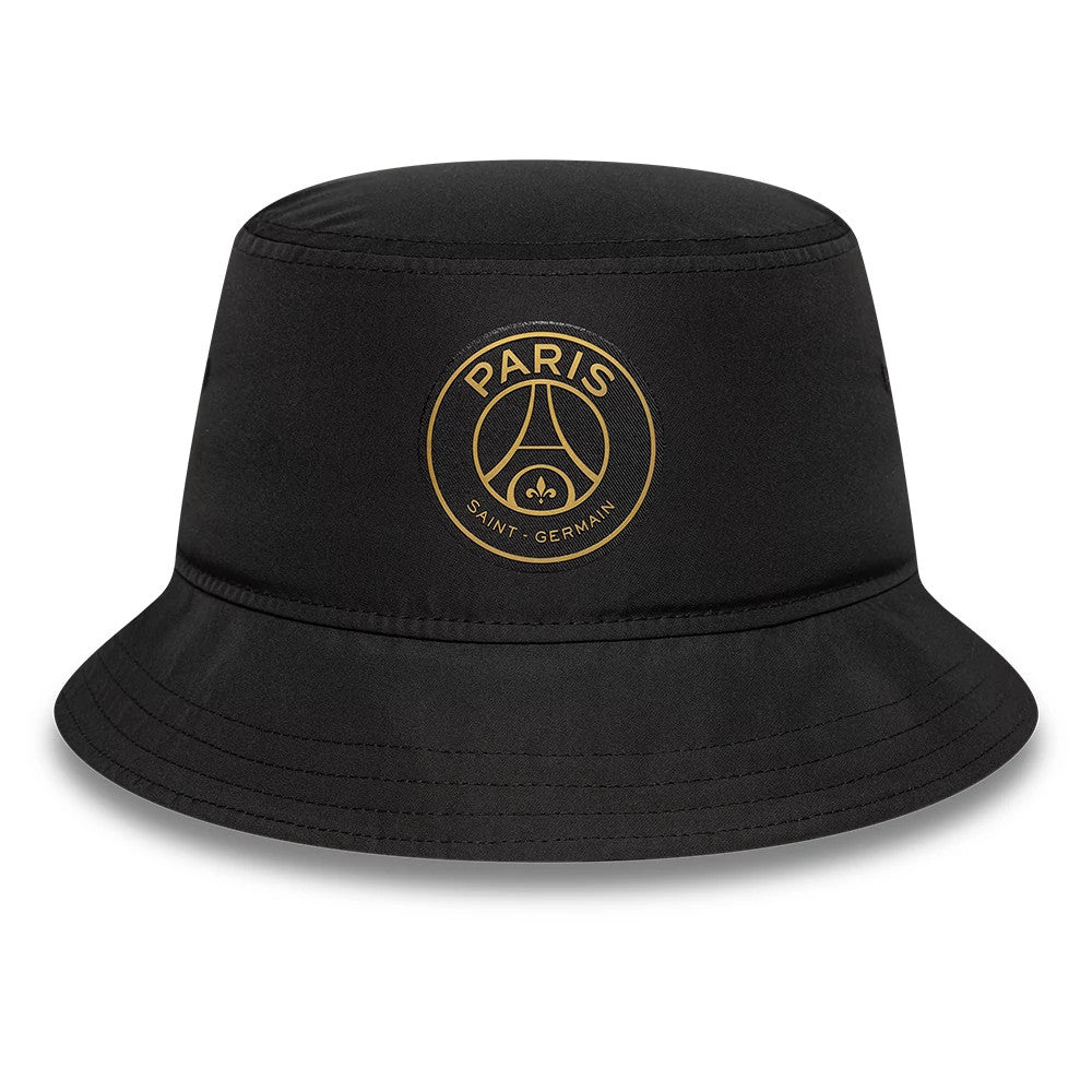 Pictured is this Black Gold Paris Saint-Germain Bucket hat in black. 2
