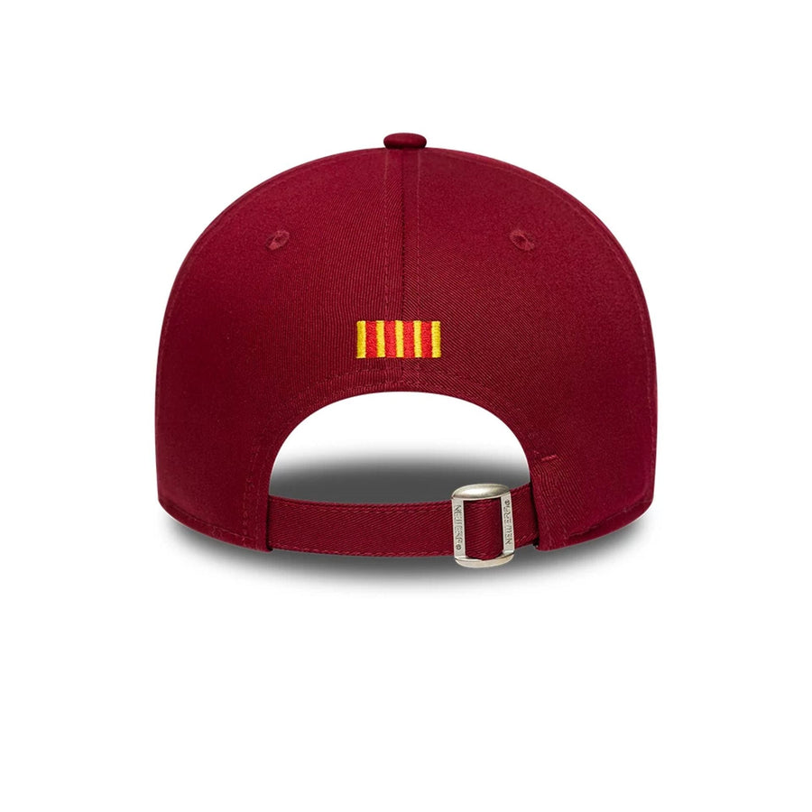 This is a FC Barcelona Core Dark Red 9FORTY Adjustable Cap 4