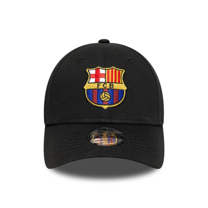 This is a FC Barcelona Youth Core Black 9FORTY Adjustable Cap 2