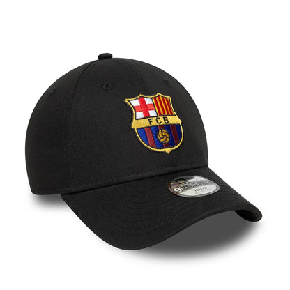 This is a FC Barcelona Youth Core Black 9FORTY Adjustable Cap 3