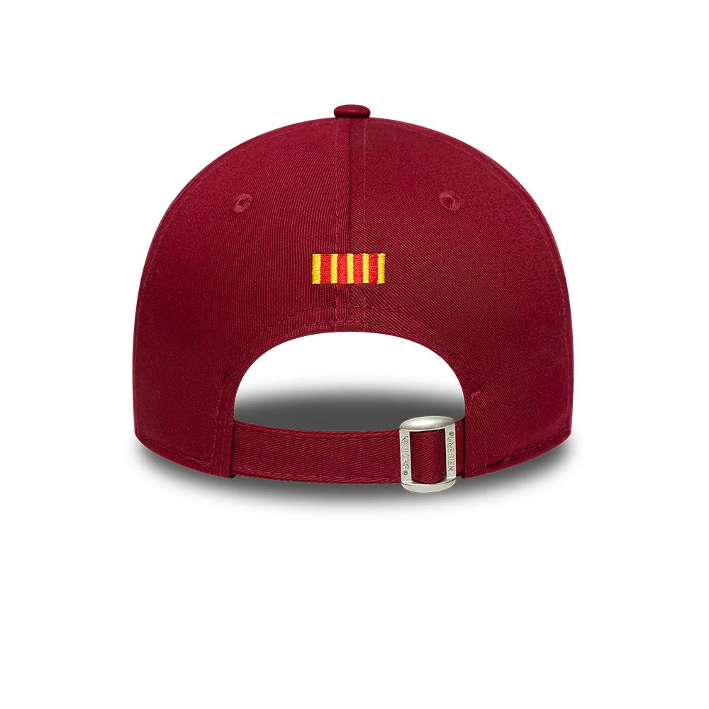 This is a FC Barcelona Youth Core Dark Red 9FORTY Adjustable Cap 4