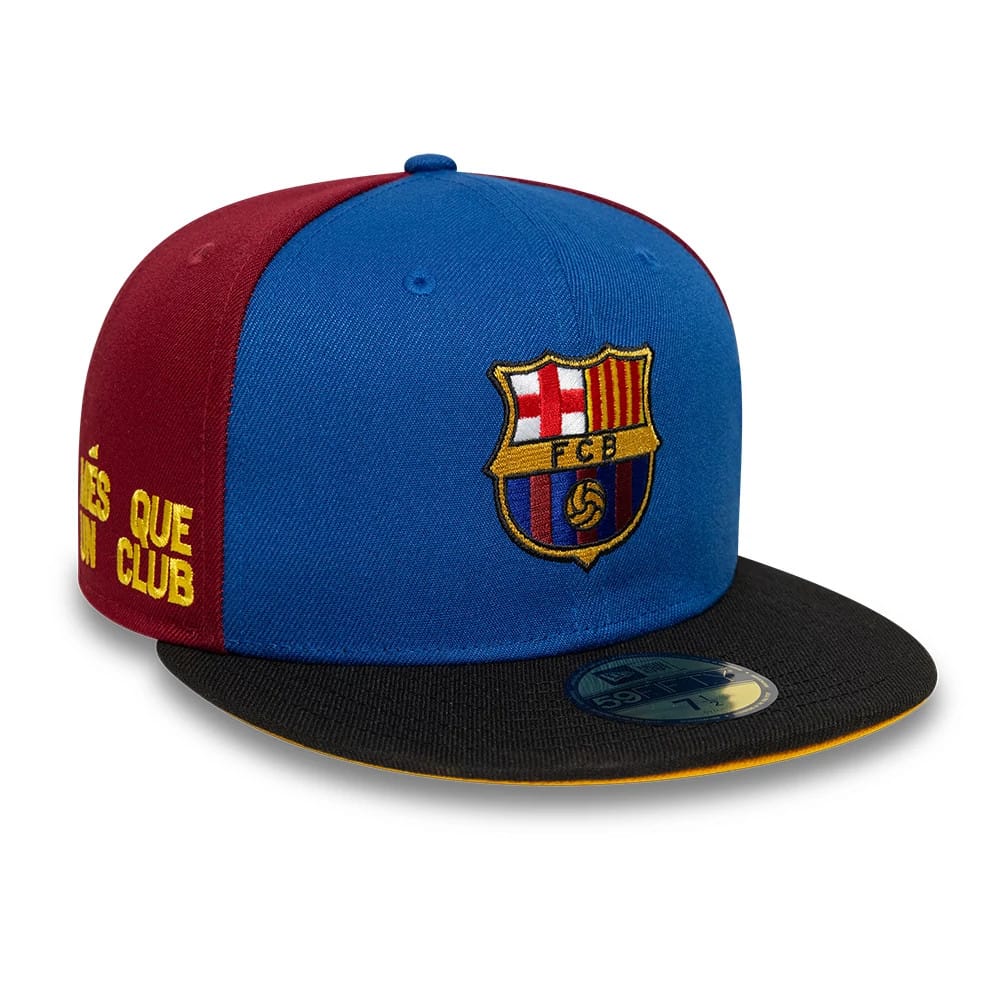 完売NEWERA FC BARCELONA 59FIFTY キャップ Mes Que Un FC Barcelona Dark Red 59FIFTY Fitted Cap | NEC EU