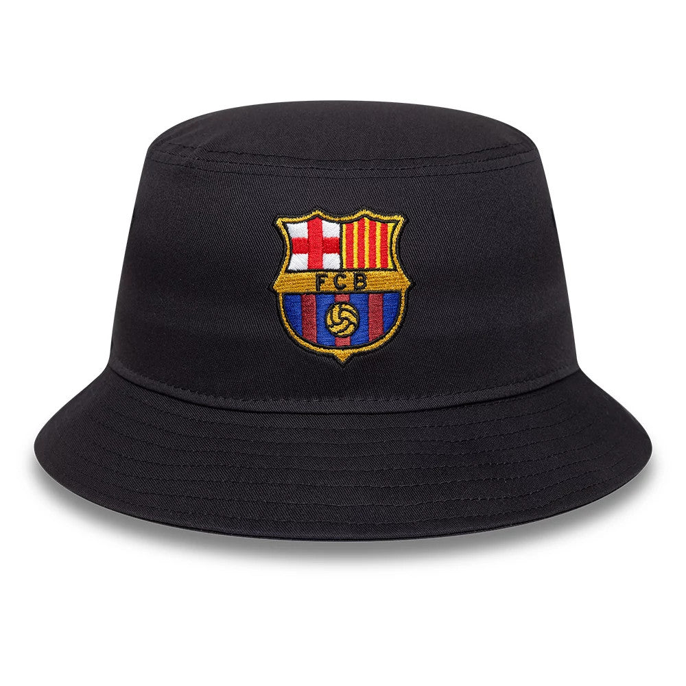 This is a FC Barcelona Core Navy Bucket Hat 2