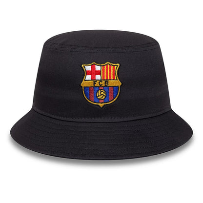This is a FC Barcelona Core Navy Bucket Hat 2