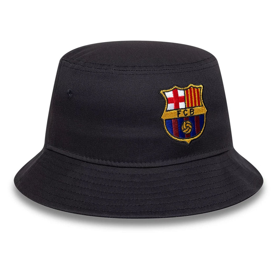 This is a FC Barcelona Core Navy Bucket Hat 3