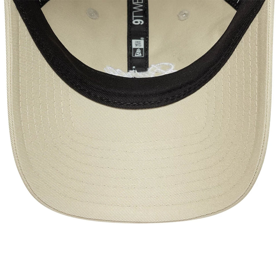 This is a FC Barcelona Womens Wordmark Light Beige 9TWENTY Adjustable Cap 5