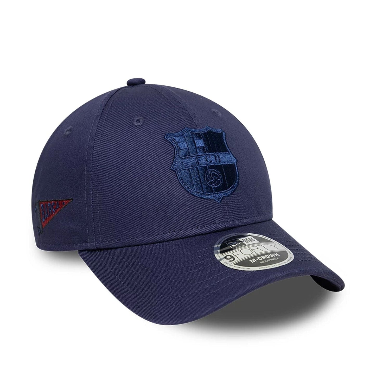 This is a FC Barcelona Graphic Navy 9FORTY M-Crown Adjustable Cap 3