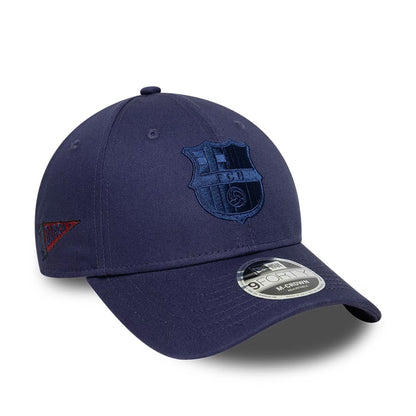 This is a FC Barcelona Graphic Navy 9FORTY M-Crown Adjustable Cap 3
