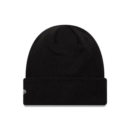 This is a FC Barcelona Reflective Black Cuff knit Beanie Hat 2