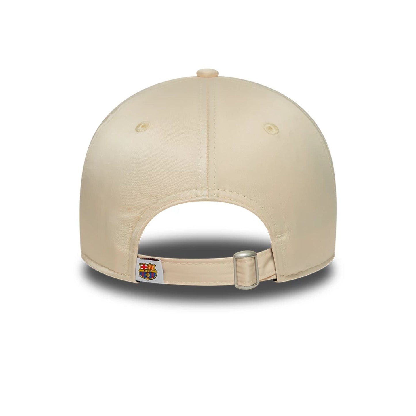 This is a FC Barcelona Womens Rhinestone Light Beige 9TWENTY Adjustable Cap 4