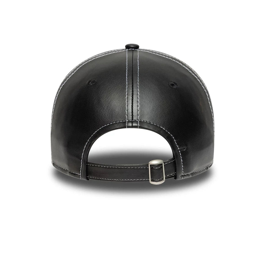 This is a FC Barcelona Womens PU Black 9TWENTY Adjustable Cap 4