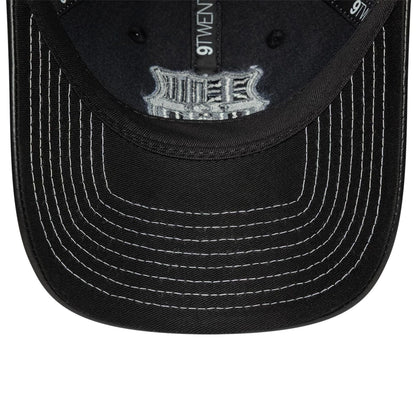 This is a FC Barcelona Womens PU Black 9TWENTY Adjustable Cap 5