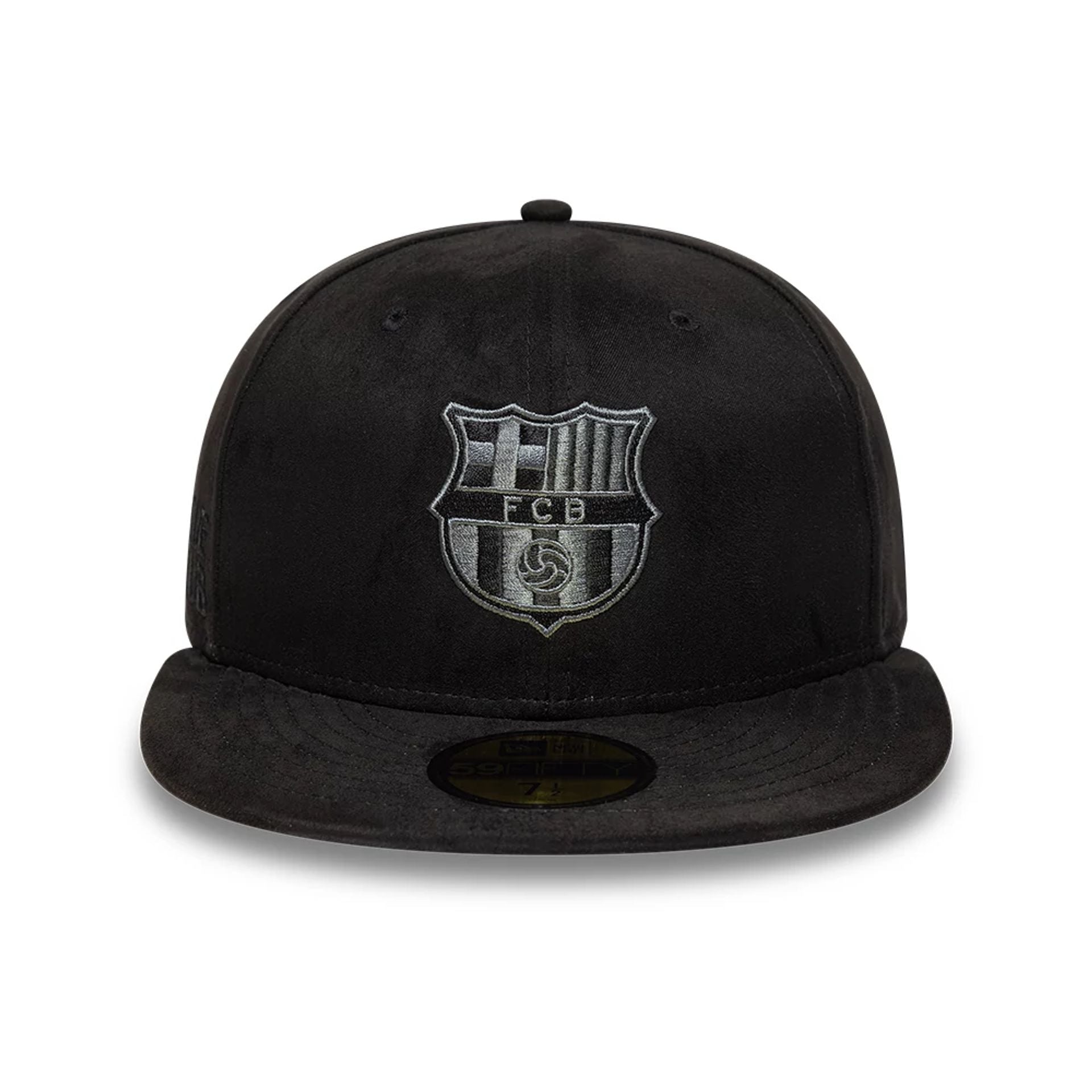 This is a FC Barcelona Mes Que Un Black 59FIFTY Fitted Cap 2