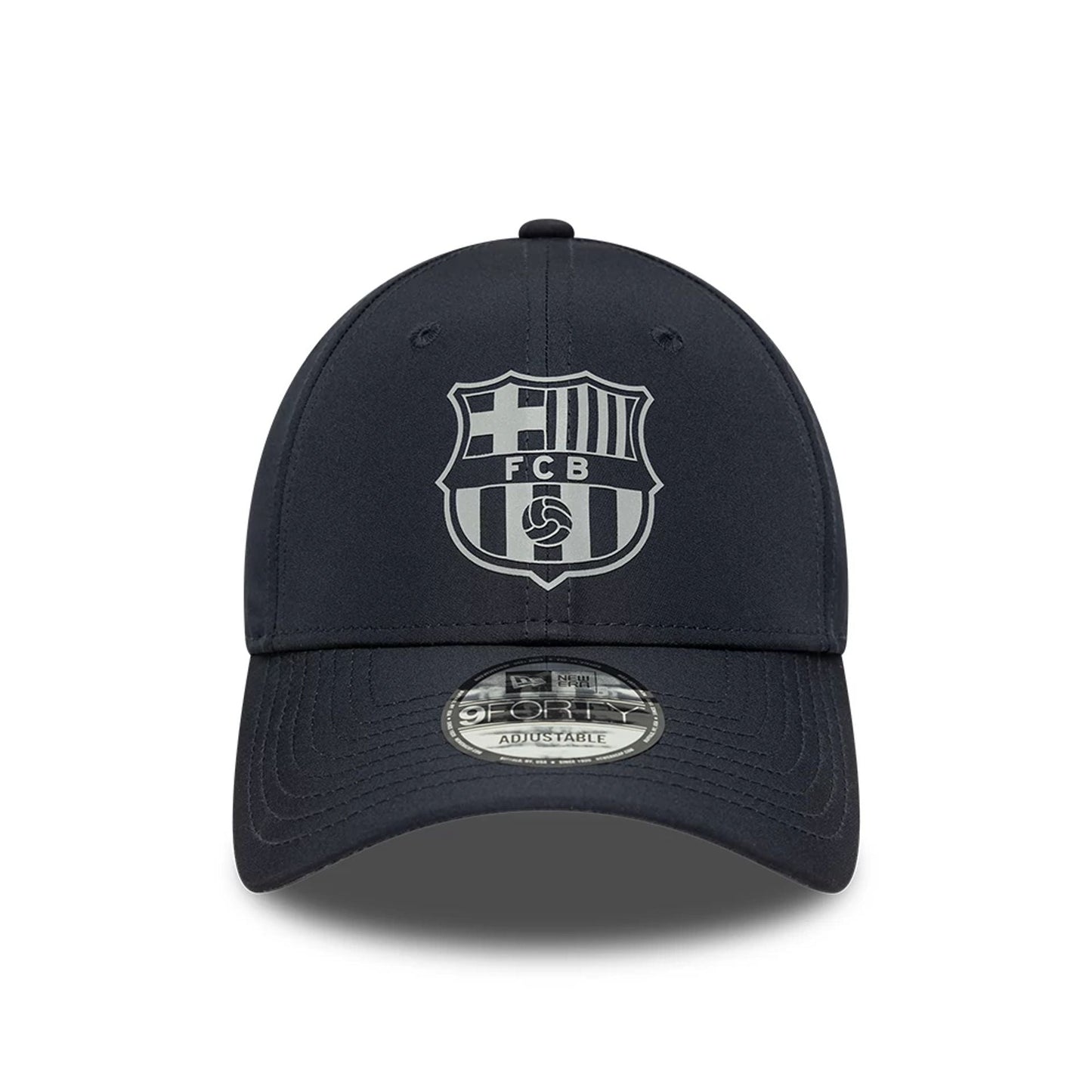 This is a FC Barcelona Reflective Navy 9FORTY Adjustable Cap 2