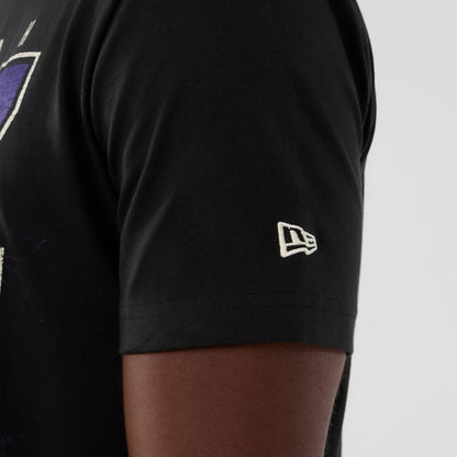 The model is wearing this NBA Hardwood Classic Utah Jazz T-Shirt in black. 4