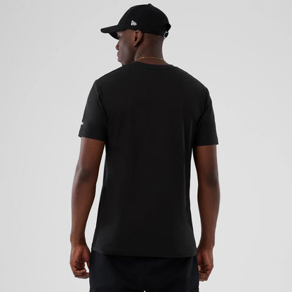 The model is wearing this NBA Hardwood Classic Utah Jazz T-Shirt in black. 2