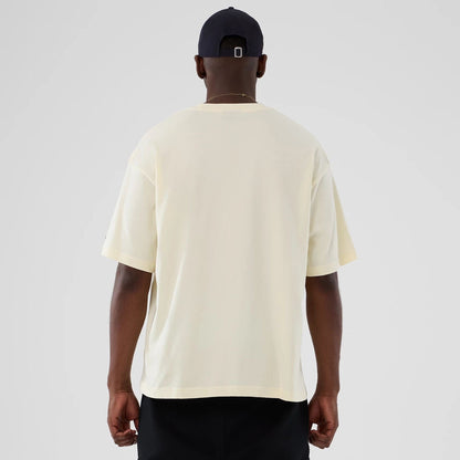 The model is wearing this NBA Hardwood Classic Utah Jazz T-Shirt in Cream. 2